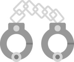 Handcuffs Creative Icon Design vector