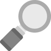 Magnifying Glass Creative Icon Design vector