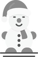 Snowman Creative Icon Design vector