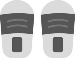 diseño de icono creativo de zapatillas vector