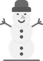 diseño de icono creativo de muñeco de nieve vector