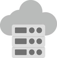 Cloud Data Creative Icon Design vector