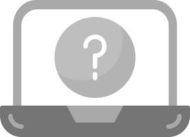 Question Mark Creative Icon Design vector