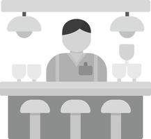 Bar Counter Creative Icon Design vector