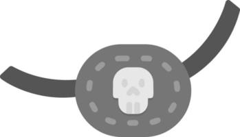 diseño de icono creativo de parche de piratas vector