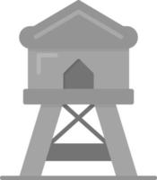 diseño de icono creativo de torre de vigilancia vector