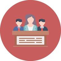 Jury Creative Icon Design vector