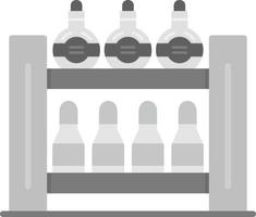 Bottle Rack Creative Icon Design vector