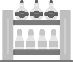 Bottle Rack Creative Icon Design vector