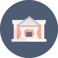 Courthouse Creative Icon Design vector