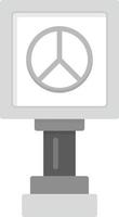 Peace Sign Creative Icon Design vector