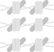 Barbed Wire Creative Icon Design vector