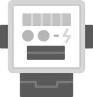 Electric Meter Creative Icon Design vector