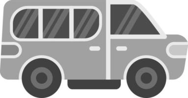 Minivan Creative Icon Design vector