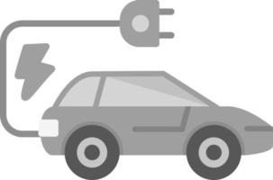 Electric Car Creative Icon Design vector