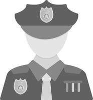 diseño de icono creativo de hombre policía vector