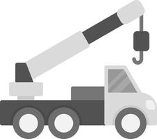 Crane Truck Creative Icon Design vector