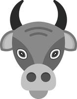 diseño de icono creativo de vaca vector