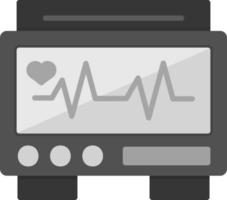 Ekg Monitor Creative Icon Design vector