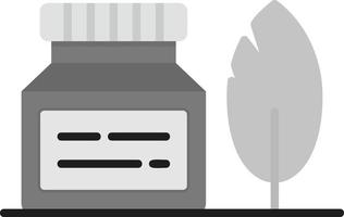 Ink Bottle Creative Icon Design vector