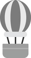 Hot Air Balloon Creative Icon Design vector