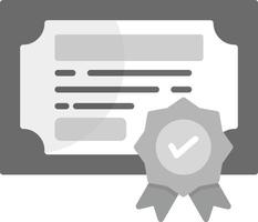 Certification Creative Icon Design vector