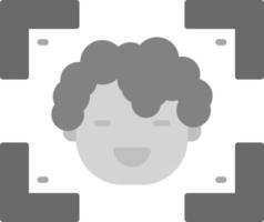 Face Detection Creative Icon Design vector