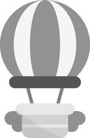 Hot Air Balloon Creative Icon Design vector