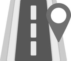 Road Location Creative Icon Design vector