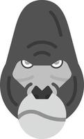 Gorilla Creative Icon Design vector