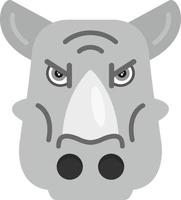 Rhinoceros Creative Icon Design vector