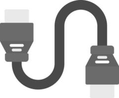 Cable Creative Icon Design vector