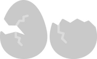 Broken Eggs Creative Icon Design vector