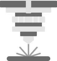 Laser Cutting Creative Icon Design vector