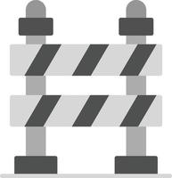 Road Barrier Creative Icon Design vector