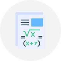 Maths Creative Icon Design vector