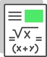 diseño de icono creativo de matemáticas vector