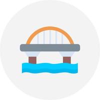 Bridge Creative Icon Design vector