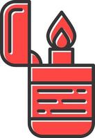 Lighter Creative Icon Design vector