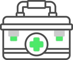 First Aid Kit Creative Icon Design vector