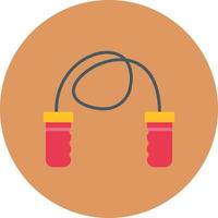 Skipping Rope Creative Icon Design vector