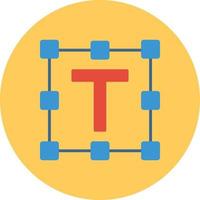 Text Box Creative Icon Design vector
