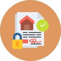 Home Insurance Creative Icon Design vector