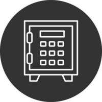 Safe Lock Creative Icon Design vector
