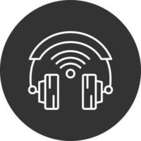 Headphone Creative Icon Design vector