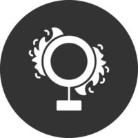 diseño de icono creativo de anillo de fuego vector