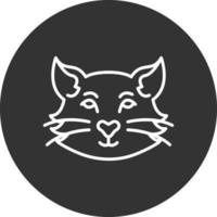 diseño de icono creativo de gato vector