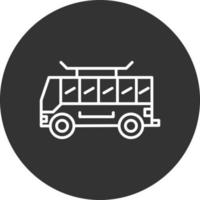 Bus Creative Icon Design vector