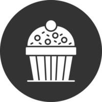 diseño de icono creativo de cupcake vector