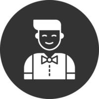 Waiter Creative Icon Design vector